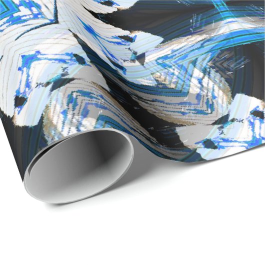 Wintersterren.... Cadeaupapier (Rol Hoek)