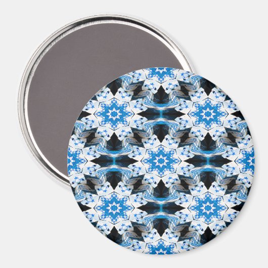 Wintersterren.... Magneet (Voorkant / Achterkant)