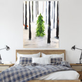 winterstop canvas afdruk (Insitu (Slaapkamer))