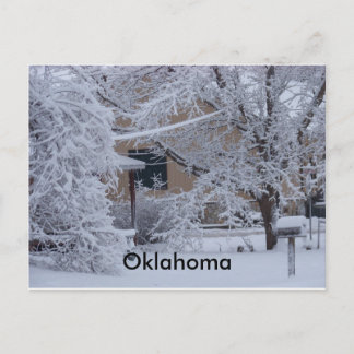 Winterstorm 2010 (Oklahoma) Briefkaart