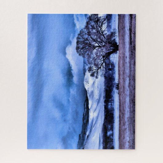WinterStorm Breien in de bergen - 16 x 20 inch Legpuzzel (Verticaal)