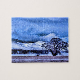 WinterStorm Breien in de bergen - 8 x 10 inch Legpuzzel