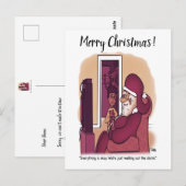 Winterstorm Vakantie Ansichtkaart Briefkaart (Voorkant / Achterkant)