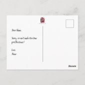 Winterstorm Vakantie Ansichtkaart Briefkaart (Achterkant)