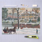 Winterstraat Tissuepapier (Craft)