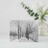 Winterstraatbeeld, 1910 briefkaart (Staand voorkant)