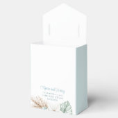 Winterstrandbruiloft Bedankdoosjes (Geopend)