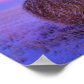 Winterstrobalen nabij Cartwright North Poster (Hoek)