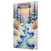 winterstroomlandschap klembord (Links)