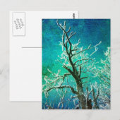 winterstructuur, bevroren briefkaart (Voorkant / Achterkant)