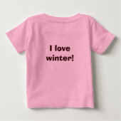 Wintert-shirt voor meisjes! (Achterkant)