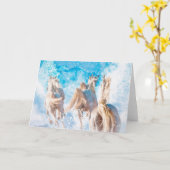 WINTERTAILS VAN ARABIAN HORSE KAART (Gele Bloem)