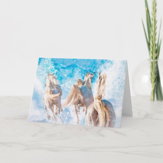 WINTERTAILS VAN ARABIAN HORSE KAART (Voorkant)