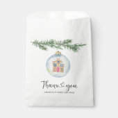 Wintertak - baby shower dank u bedankzakje (Voorkant)