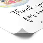 Wintertak - Bedankt voor uw komst Poster (Hoek)