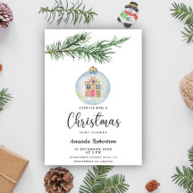 Wintertak met babyshower speelgoed