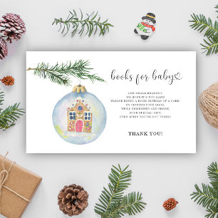 Wintertak met speelgoed - boeken voor baby informatiekaartje