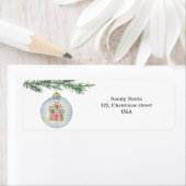 Wintertak met speelgoed etiket (Insitu)