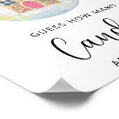 Wintertak - Raad hoeveel snoepjes Poster (Hoek)