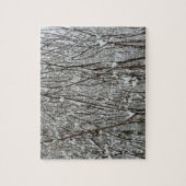 wintertakken met sneeuwdekking legpuzzel (Verticaal)