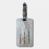 Winterteken Bagagelabel (Achterkant verticaal)