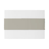 Winterthema beige uitnodigingen wikkel (Achterkant Voorbeeld)