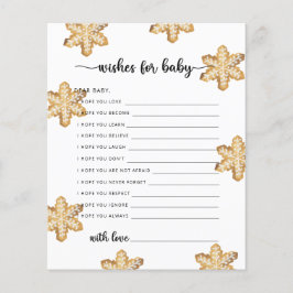 Winterthema Feestspel | wensen voor baby