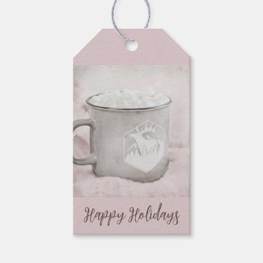 Winterthema Kerstcadeautags Cadeaulabel (Voorkant)