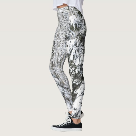 Winterthema Leggings SneeuwBossen (Links)
