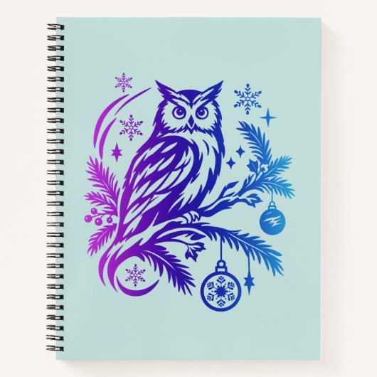 Winterthema notitieboek (Voorkant)