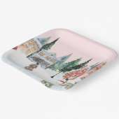 Winterthema Papieren Bordje (Gebogen)