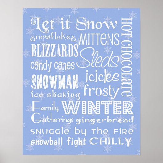 Winterthema Poster (Voorkant)