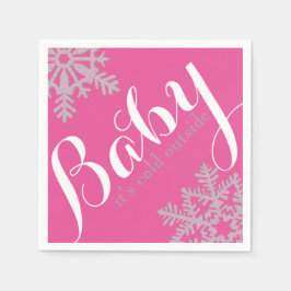 Winterthema servetten