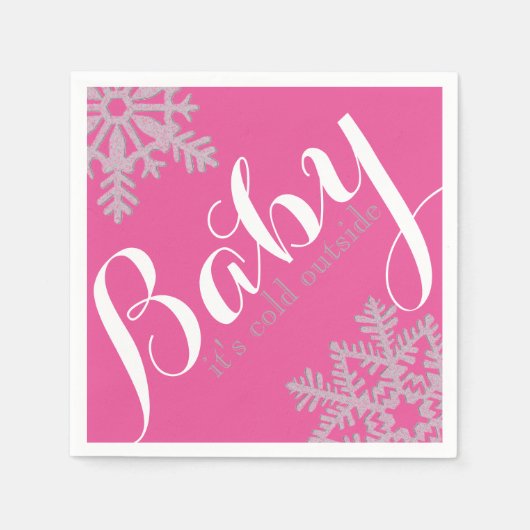 Winterthema servetten (Voorkant)