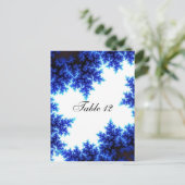 Winterthema tafelstoelen briefkaart (Staand voorkant)