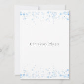 Winterthema Vrolijk Kerstfeest Flat Holiday Kaart (Achterkant)