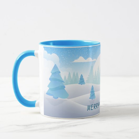 Winterthema Vrolijke Kerstcombo Mok (Links)