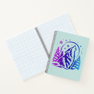 Winterthemanotitieboek Notitieboek