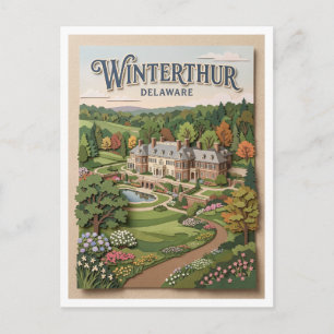 Winterthur Museum, Garden and Library Delaware Briefkaart