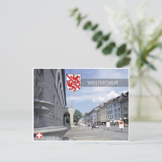Winterthur - Zwitserland Briefkaart. Briefkaart (Staand voorkant)