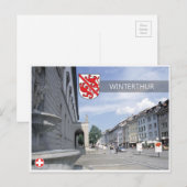 Winterthur - Zwitserland Briefkaart. Briefkaart (Voorkant / Achterkant)