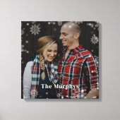 Wintertijd Aangepaste Foto Ingepakt Canvas Afdruk (Voorkant)