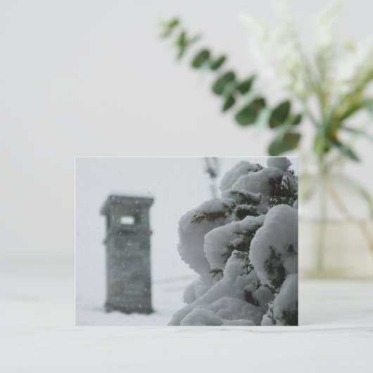 Wintertijd Briefkaart (Staand voorkant)