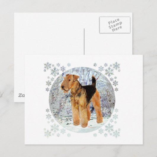 Wintertijd Briefkaart (Voorkant / Achterkant)