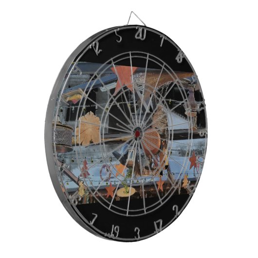 Wintertijd Dartbord (Voorkant Links)