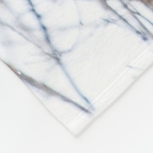 Wintertijd Deer Fleece Blanket (Hoek)