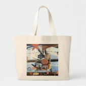 Wintertijd Grote Tote Bag (Voorkant)