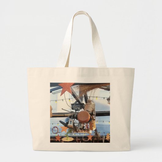 Wintertijd Grote Tote Bag (Voorkant)