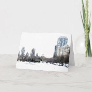 Wintertijd in Chicago Kaart