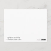 Wintertijd in Palm Cove briefkaart (Achterkant)